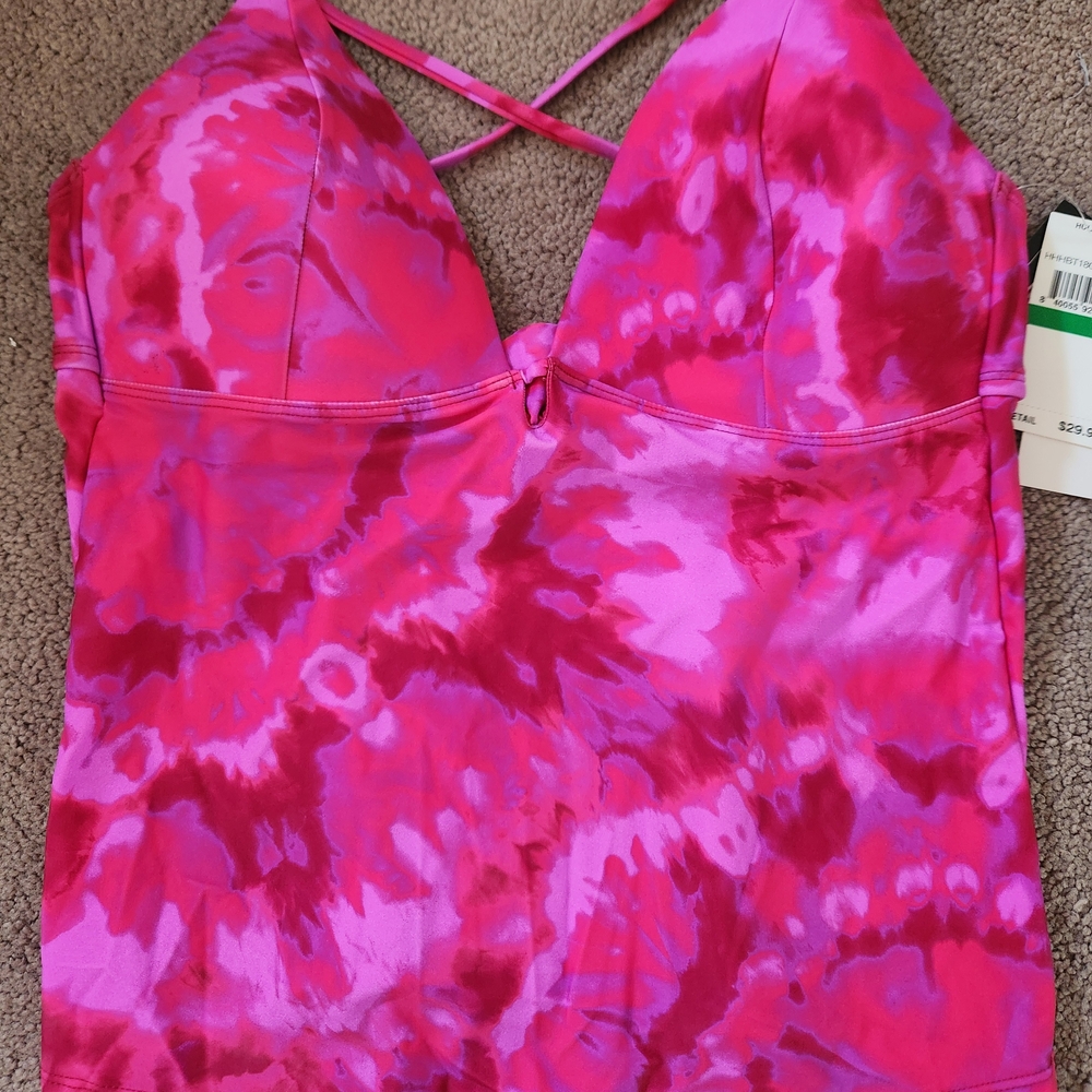 Hula Honey Pink Tie-Dye One Piece Swimsuit